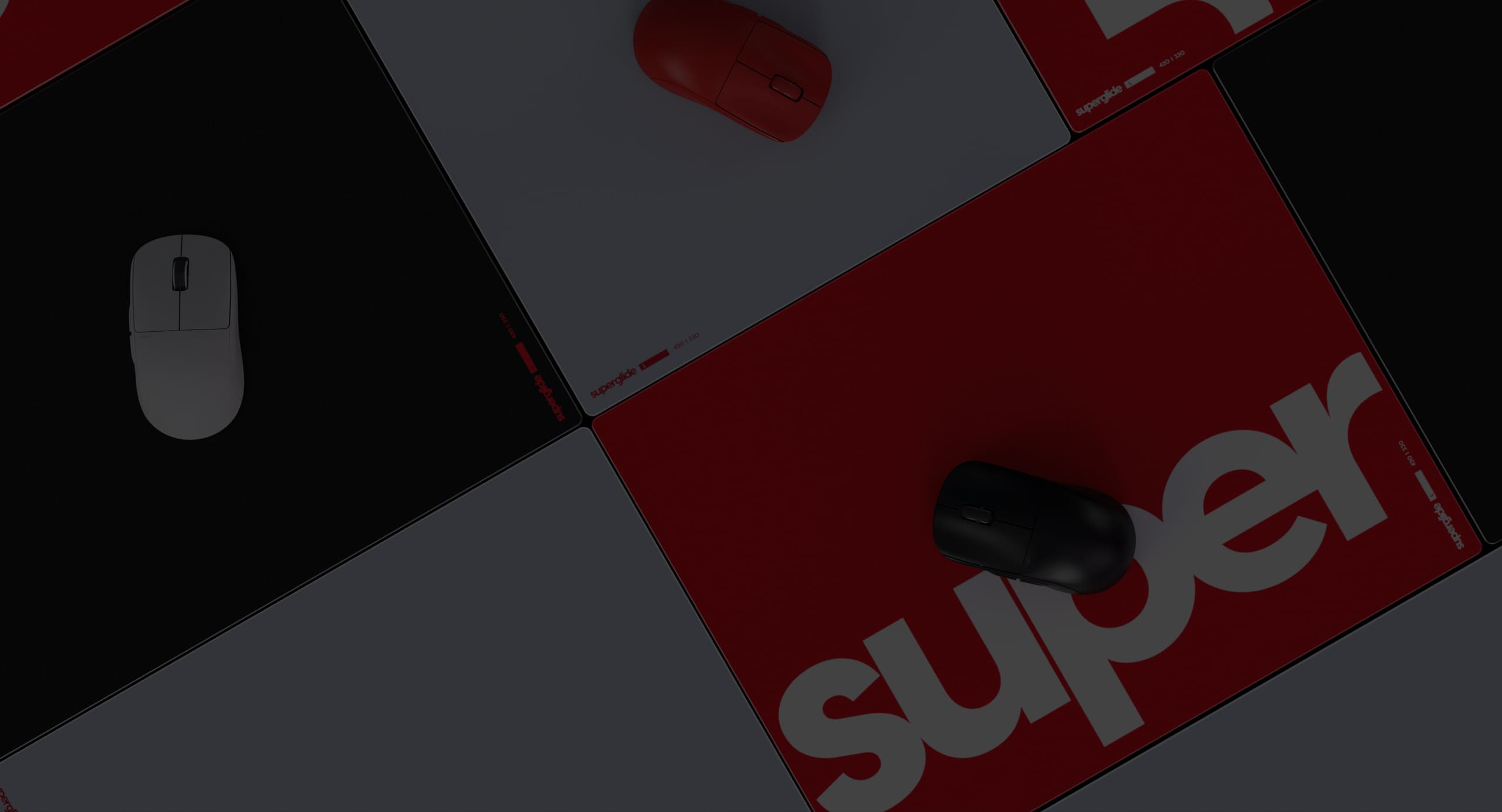 Pulsar Superglide Glass Mouse Pad - XL (490 x 420 x 4mm) 26 Pulsar Superglide Glass Mousepad BG 01